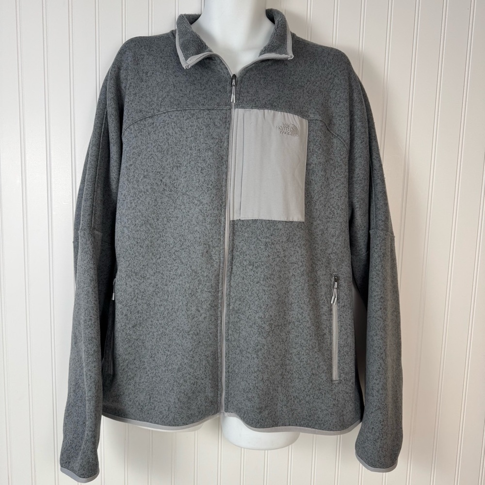The North Face Men's Size XL Grey Front Range Fleece Jacket